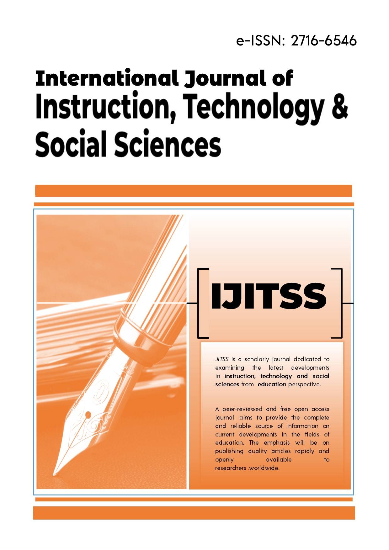 					View Vol. 3 No. 1 (2023):  Research papers for Instruction, Technology and Social Sciences
				